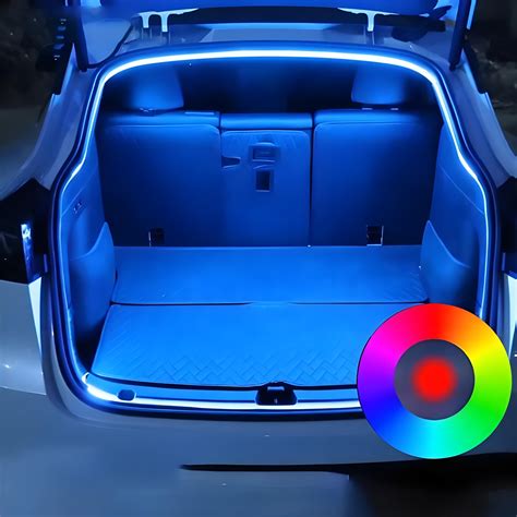 Tesla Model Y Trunk Ambient Lighting