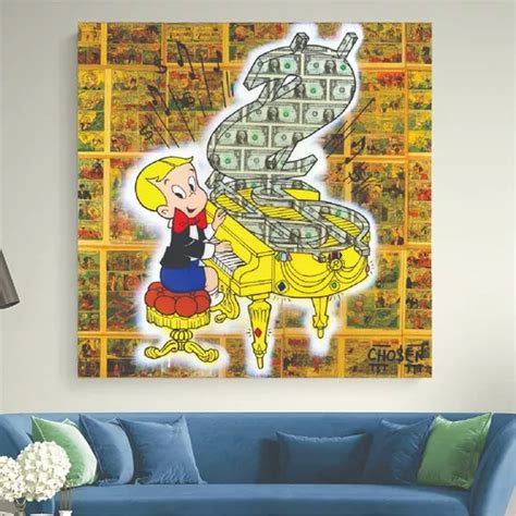 Cuadro Alec Monopoly Ricky Ricón Canvas Grueso Acl51 120x120 Envío gratis