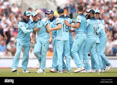 England Celebrate The Wicket Of South Africas Dwaine Pretorius Not