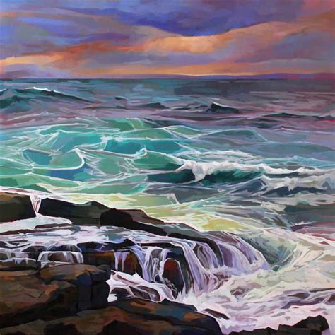 Beautiful Seascape Paintings of Ireland's Western coastline