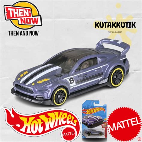 Hot Wheels Mobil Custom Ford Mustang Ungu No Then And Now Lazada