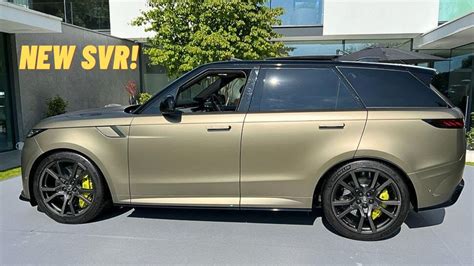 The New Range Rover Sport Sv Is Here First Look Youtube