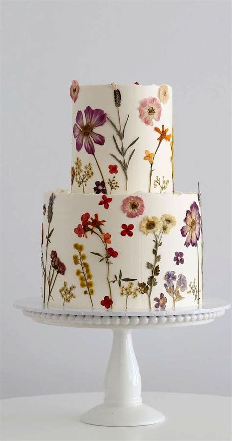 33 Edible Flower Cakes Thatre Simple But Outstanding Edible Flower Art Wedding Cake Edible