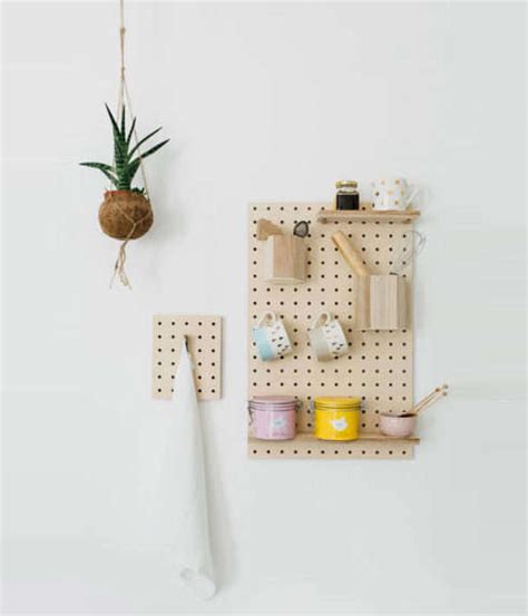 Favorites Modular Wooden Pegboard Organizers The Organized Home