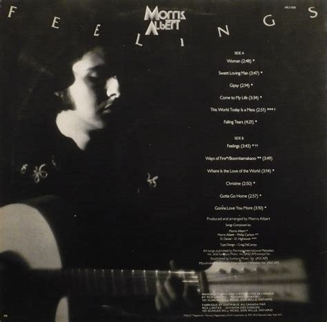 Morris Albert – Feelings – Vinyl Pursuit Inc