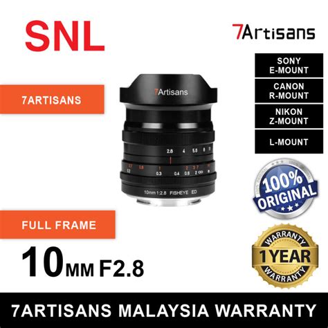 7artisans 10mm F28 Fisheye Lens Lazada