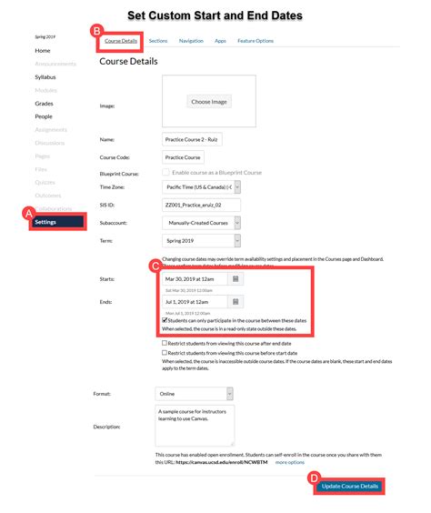 start  term checklist