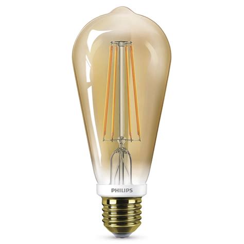 Philips ampoule LED E27 ST64 5 5 W dorée dimmable Luminaire fr