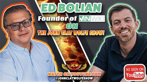 Famous Car Youtuber Edbolian Joins The John Clay Wolfe Show Live Youtube