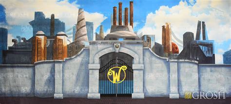 Willy Wonka Chocolate Factory Backdrop Grosh Backdrops