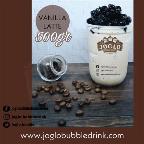 Jual BUBUK MINUMAN VANILLA LATTE 500gr VANILLA LATTE POWDER DRINK