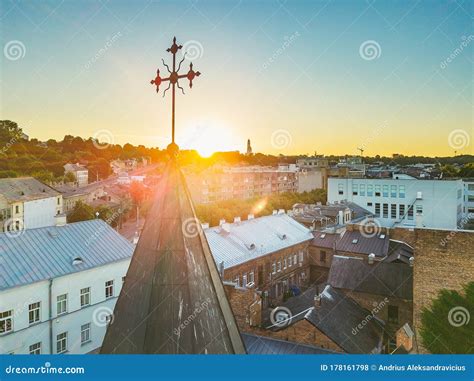 Church Of St Gertrude Kaunas Lithuania Stock Photo Image Of