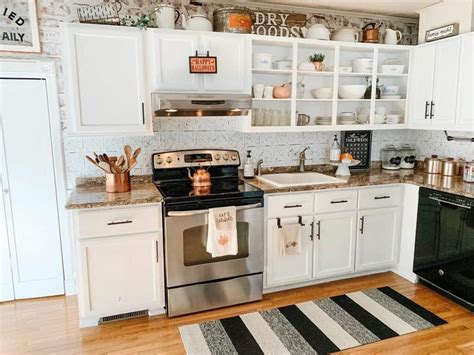 White Kitchen With Copper Accents Soul Lane