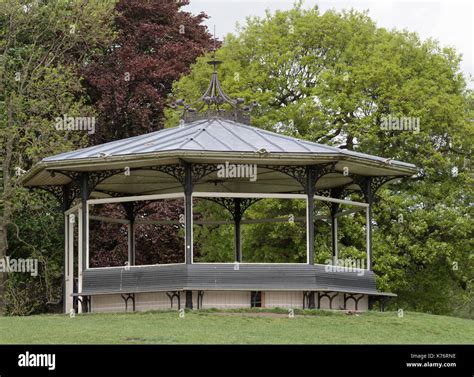 The Bandstand At Roundhay Park Leeds Yorkshire England Uk Stock