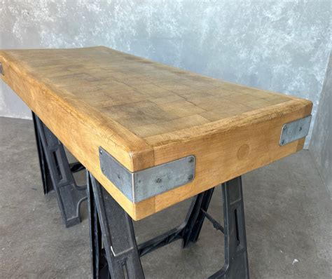 Original Restored Kitchen Maple Butchers Chopping Block