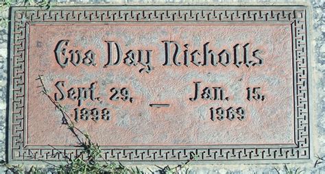 Eva Mae Day Nicholls 1898 1969 Memorial Find A Grave