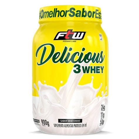 Delicious 3 Whey FTW 900g FTW Suplementos Whey Protein Magazine