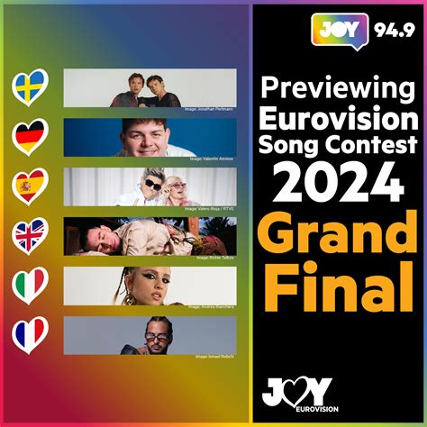 Previewing the Eurovision Song Contest 2024 Grand Final | JOY Eurovision