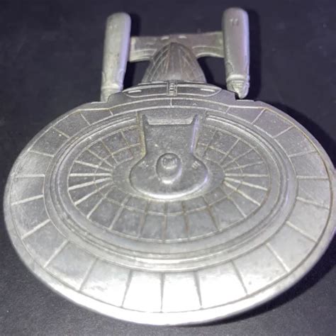 1991 FIGURINE STAR Trek USS ENTERPRISE NCC 1701 A Rawcliffe Pewter RF