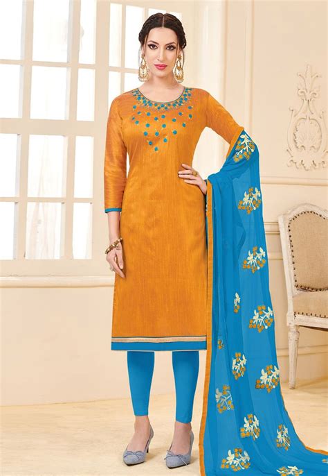 Mustard Banglori Pant Style Suit 154652 Fashion Pants Clothes Design