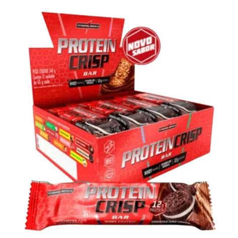 Protein Crisp Bar Barra De Proteína Caixa C 12un De 45g