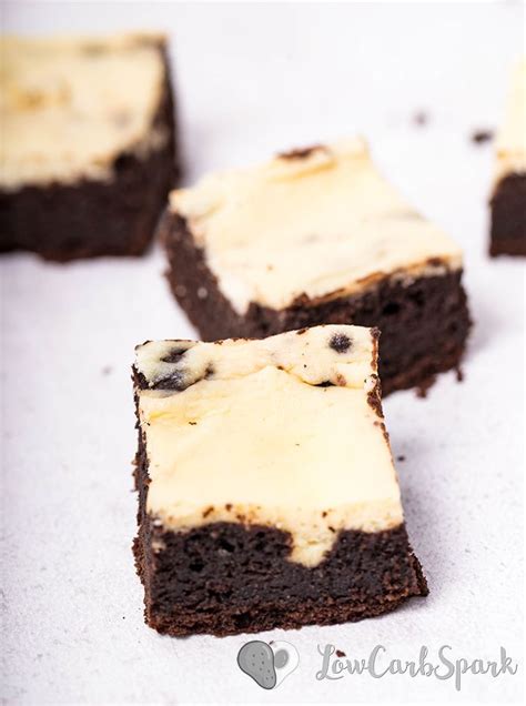 Keto Cheesecake Brownies - Low Carb Spark