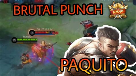 Paquito Best Build 2021 Paquito Gameplay Mobile Legends Youtube