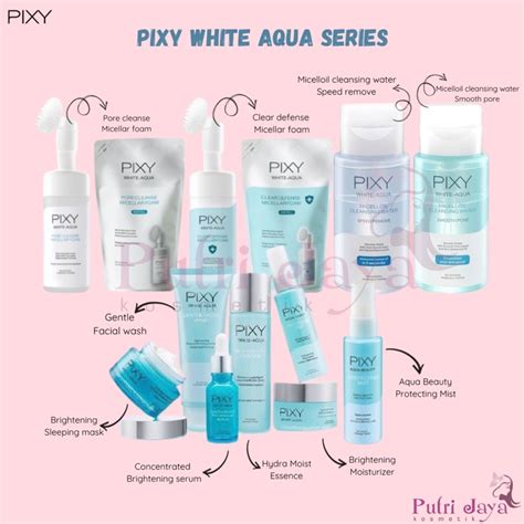 Jual Pixy White Aqua Series Protecting Mist Gentle Wash Moisturiser