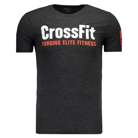 Camiseta Reebok Crossfit Forging Elite Fitness Mescla FutFanatics