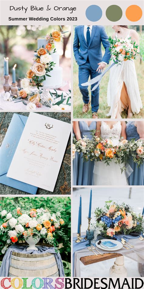 Best 8 Summer Wedding Color Combos For 2023 Summer Wedding Colors