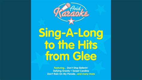 Sweet Caroline In The Style Of Glee Karaoke Version YouTube