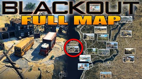 Blackout Full Map With Images Nuketown Island Array Cargo Estate