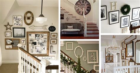 Enclosed Staircase Wall Decorating Ideas | Shelly Lighting