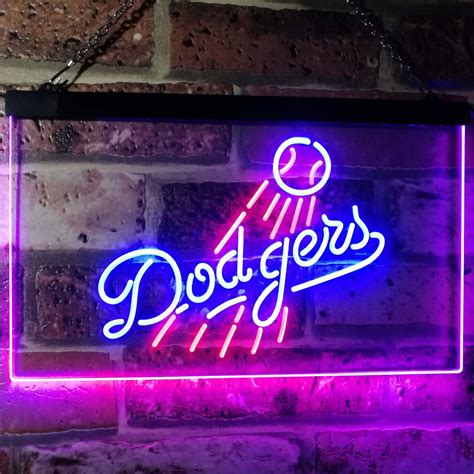 Los Angeles Dodgers Logo 1 Led Neon Sign Neon Sign Led Sign Shop What S Your Sign