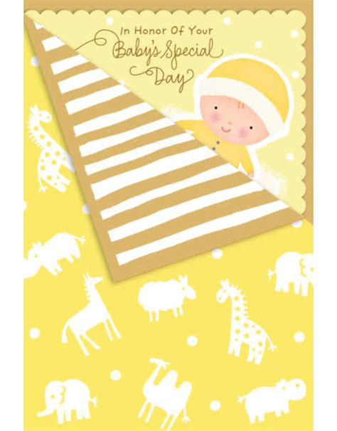 Baby Dedication Card In Honor Of Your Babys Special Day Reillys