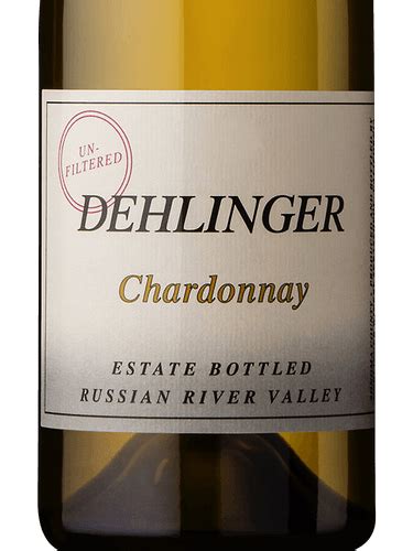 Dehlinger Estate Bottled Unfiltered Chardonnay Vivino US