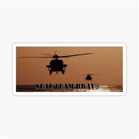 Bravo Seal Team Choppers Tshirt Sticker For Sale By Coffeecountyjim