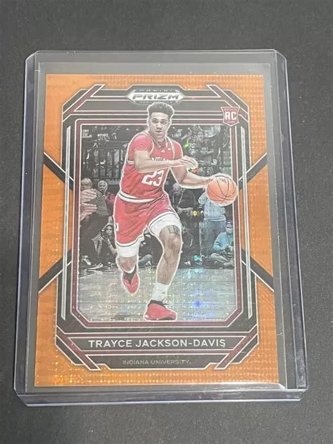 2023 PRIZM DRAFT Picks Trayce Jackson Davis ROOKIE RC 16 49 Orange