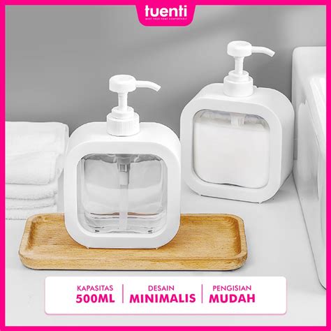 Jual Botol Pump Plastik Ml Minimalis Tempat Refill Kosong Sabun