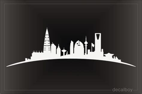 Saudi Arabia Riyadh Skyline Decal