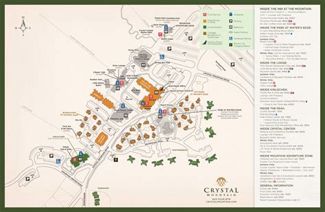 RESORT MAP • Crystal Mountain Realty