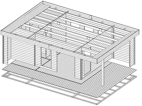 Bungalow Bois Avec Cabine Sauna Hansa Sauna Lounge XXL Sauna Room