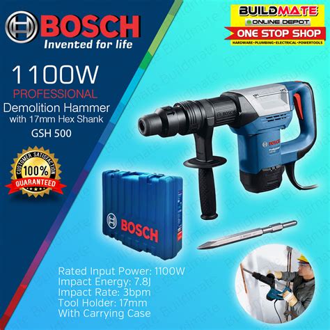 Bosch Professional Sds Hex 1100w Electric Jack Demolition Hammer