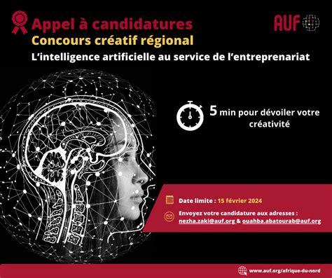 Concours Créatif Régional Lintelligence Artificielle Au Service De L