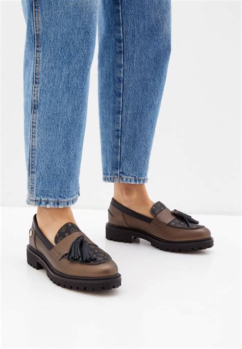 Лоферы Pollini, цвет: коричневый, RTLACG007601 — купить в интернет ...