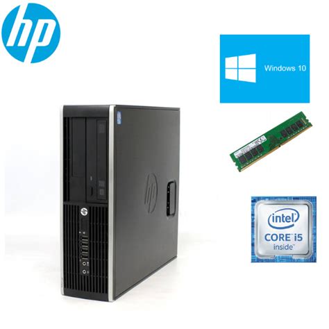 Hp Compaq Pro Small Form Factor Desktop Th Gen I Ghz Gb Ssd