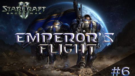 Starcraft Brood War Terran Campaign Mission 6 Emperor S Flight YouTube