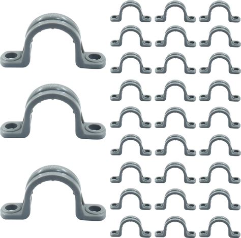 Harskiyer Pcs Inch Pvc Pipe Straps Holes Pipe Clamps Plastic