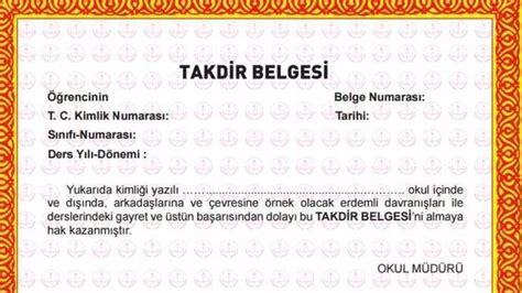 TAKDİR TEŞEKKÜR HESAPLAMA 2024 Takdir ve teşekkür belgesi nasıl kaç