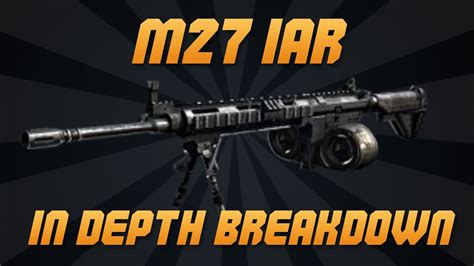 Call Of Duty Ghosts In Depth M27 Iar Light Machine Gun Breakdown